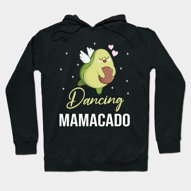 Avocado Dove Flying Happy Day To Me Dancing Mamacado Mother Hoodie by DainaMotteut